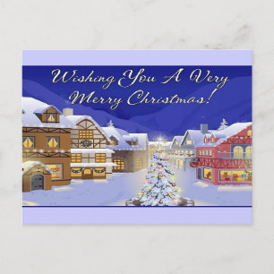Vous souhaitant une carte postale de Joyeux Noël