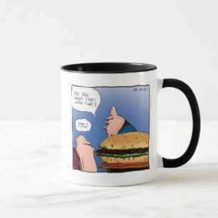 Vous voulez des frissons avec ça ? Cartoon Mug