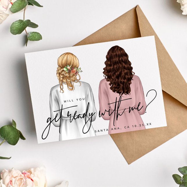 Vous vous préparerez avec moi ? Cartes Filles en R (Créateur téléchargé)