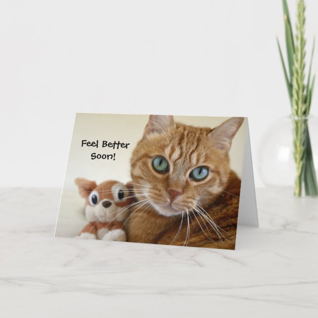 Vous Vous Sentez Mieux Bientôt ! Carte de bien-êtr (Devant)