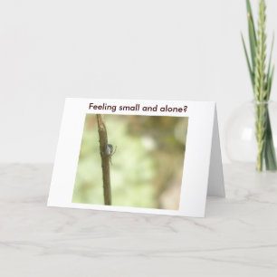 Vous vous sentez petit et seul ? Carte