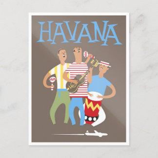 Voyage à Cuba carte postale voyage vintage