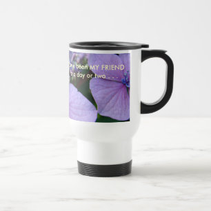 Voyage AMIS DE LONGUE DATE ! Mug Cadeau Fleurs d'Hydrange