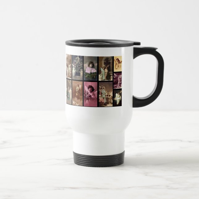 Voyage Angels de vacances Mug blanc personnalisable (Droite)