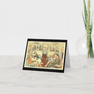 Voyage Art-1 de Chicago de Carte pour notes-Cru