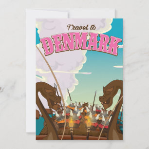 Voyage au Danemark Affiche de voyage de Viking de
