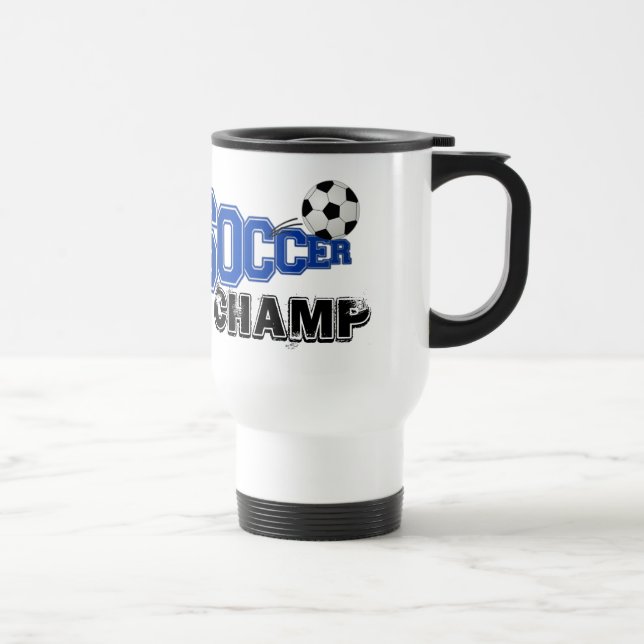 Voyage Champ de soccer Voyageur /Commute Ringer Mug (Droite)