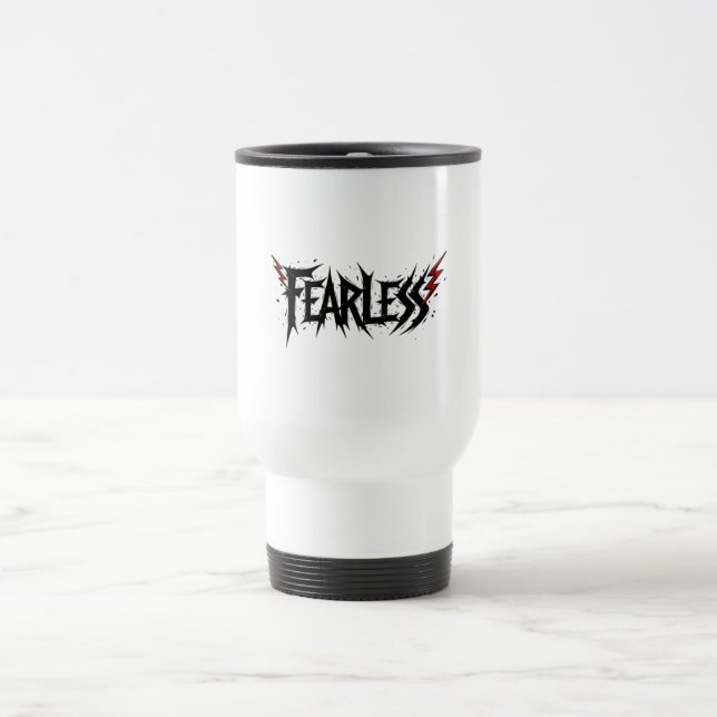Voyage Coupe de Mug Graphique sans peur Edgy Lightning Bo (Centre)