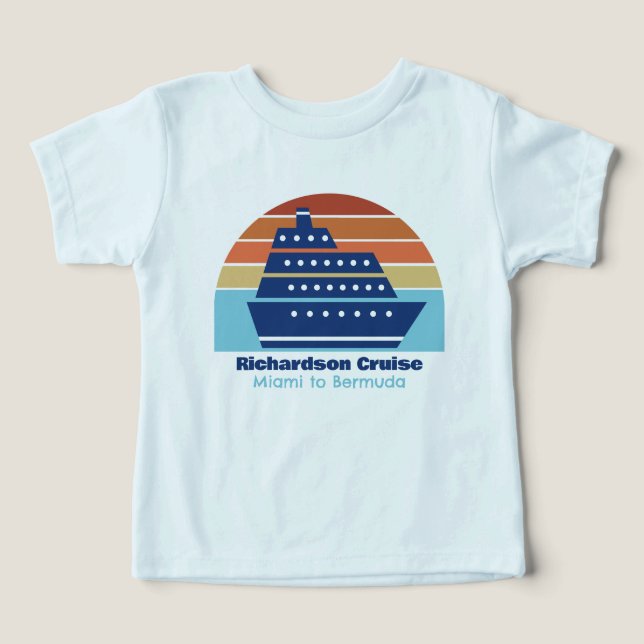 Voyage de coucher de soleil pour bateau de croisiè (Design Recto)