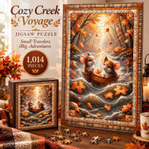 Voyage de Cozy Creek Souris Puzzle 1 014 pièces
