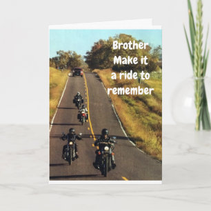 **VOYAGE DE FRÈRE** SUR SA CARTE "ANNIVERSAIRE"