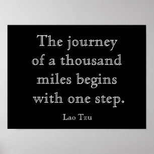 Voyage de mille miles - affiche