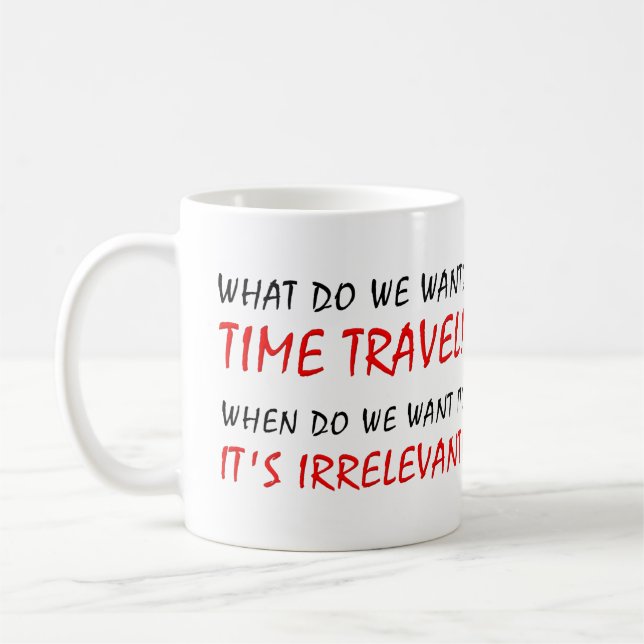 Voyage de temps non pertinent Fung Mug (Gauche)