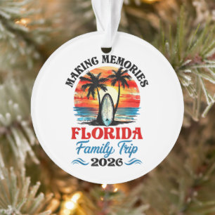 Voyage de vacances en famille en Floride vintage 2