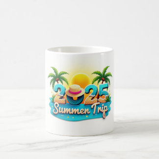 Voyage d'été 2025 ☀️ Mug à motif de plage