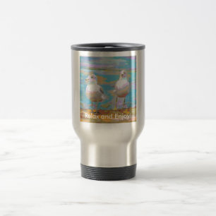 Voyage Détendez-vous et profitez de Seagull Travel Mug