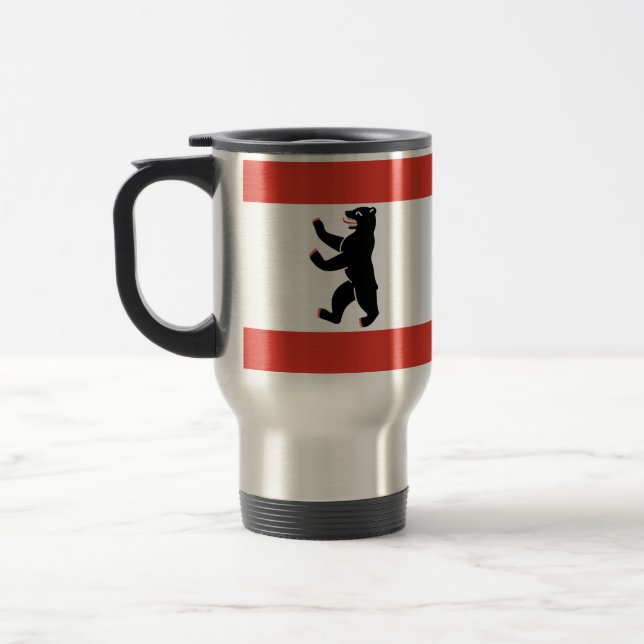 Voyage Drapeau de Berlin Travel Mug (Gauche)