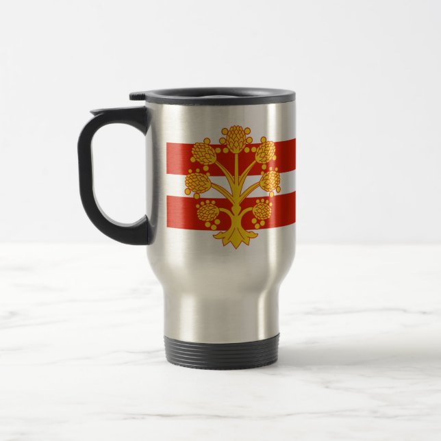 Voyage Drapeau de Westmorland Travel Mug (Gauche)