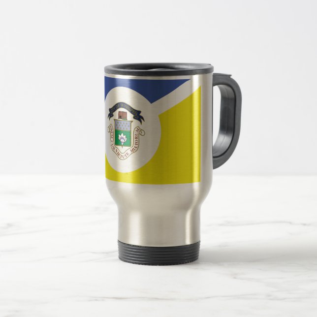 Voyage Drapeau de Winnipeg, Manitoba Travel Mug (Devant droit)