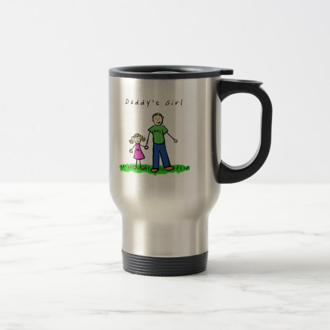 Voyage Fille de papa (blond) Mug (Droit)
