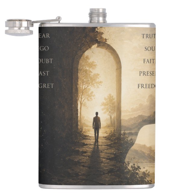 Voyage Inspiration Flasque | La Foi Surmonte la Pe (Ouvert)