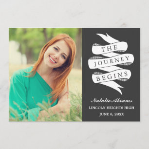 Voyage   Invitation de la fête de graduation de co