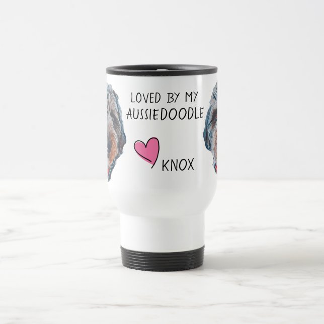 VOYAGE J'AIME MA MUG DE CAFÉ AUSSIEDOODLE (Centre)