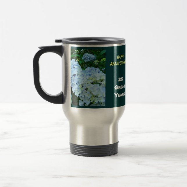 Voyage Joyeux Anniversaire ! Cadeaux de Mug à café 25 Gra (Gauche)