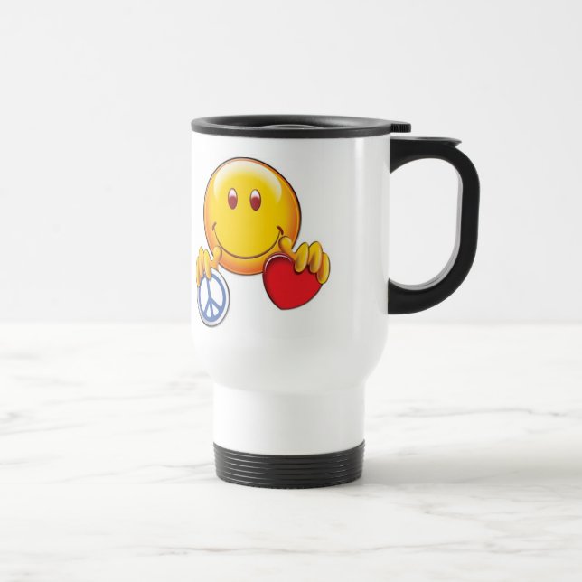 Voyage Joyeux cadeau de paix Mug (Droite)