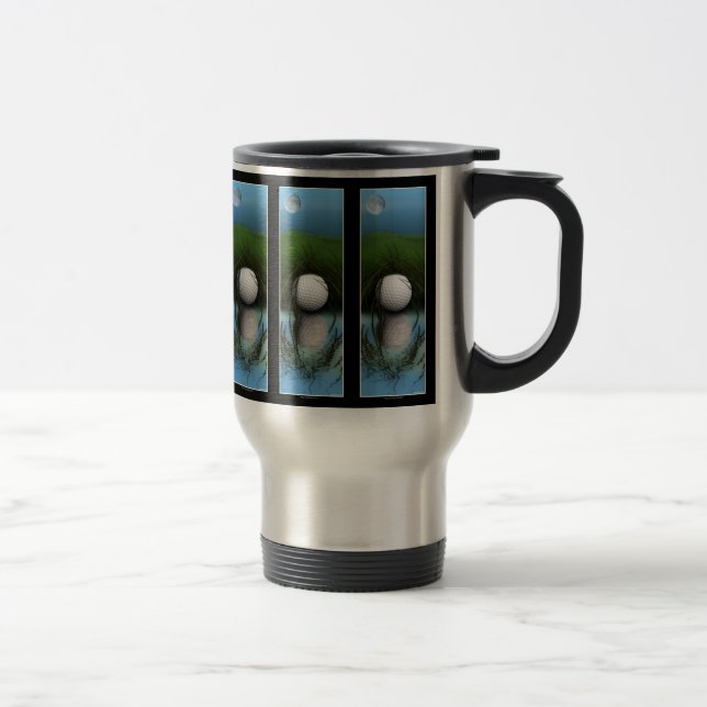 Voyage "LE LIEU DE CACHAGE" Amusante Mug de Golfeur (Droit)