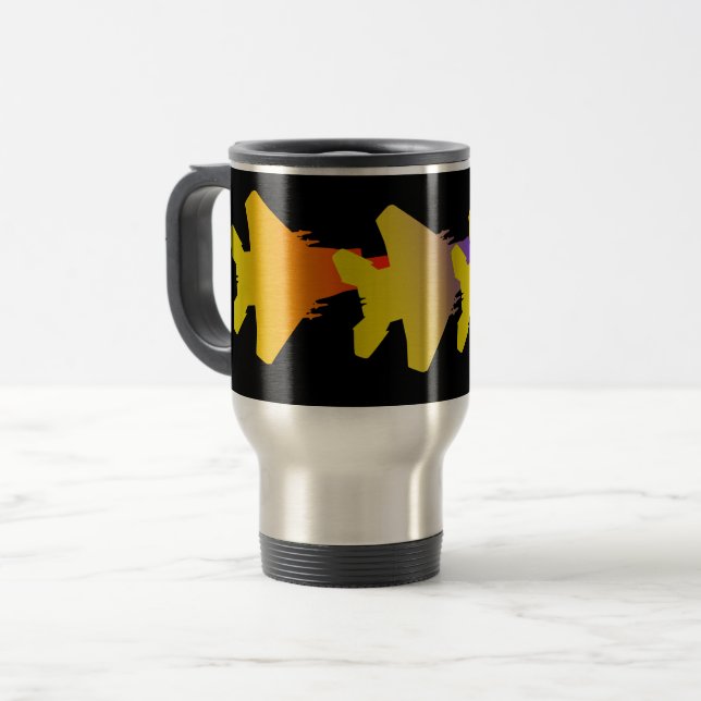 Voyage L'escadron de chasseurs Jets Travel Mug (Devant gauche)