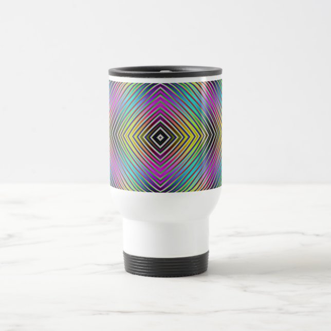 Voyage Lignes de diamant Mug (Centre)