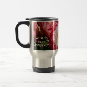 Voyage Meilleur assistant du monde ! Mug de café Rose Mug