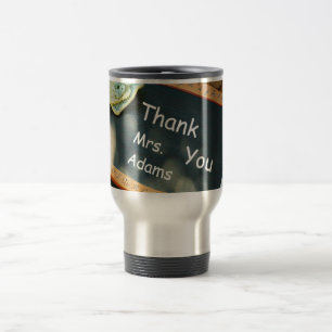 Voyage Merci Mug pour enseignant avec tableau de bord Vin