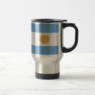 Voyage Mug avec le drapeau de l'Argentine
