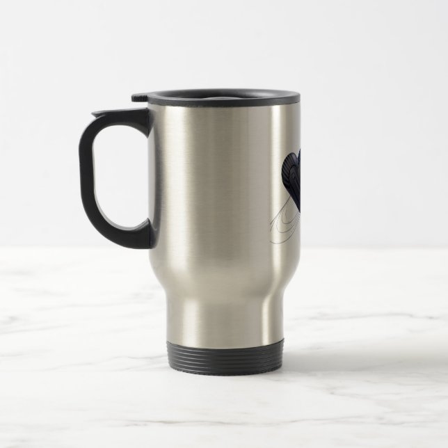 Voyage Mug cadeau de deux coeurs (Gauche)