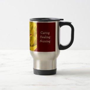 Voyage Mug cadeau de soins infirmiers guérison Fleurs de