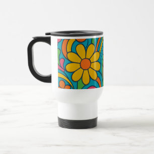 VOYAGE " MUG DE CAFÉ FLORAL"
