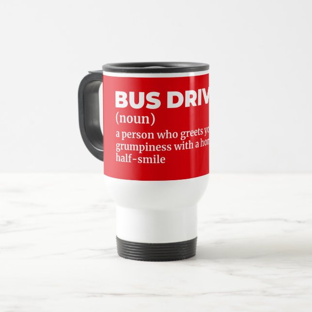 Voyage Mug de définition de l'opérateur de bus (Devant gauche)
