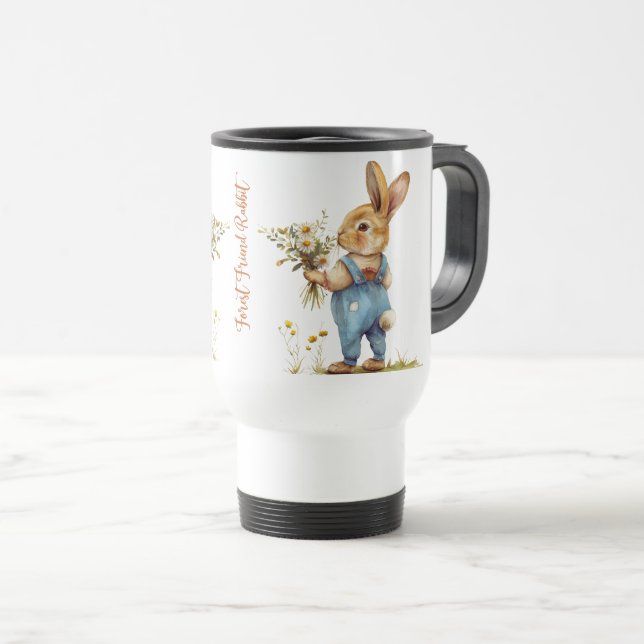 Voyage Mug de lapin forestier - Votre ami des bois (Devant droit)