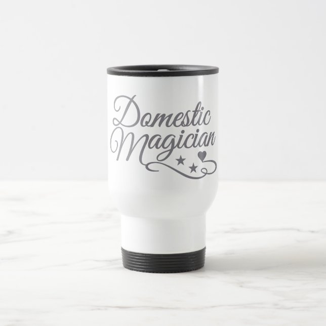 Voyage Mug de Magicien domestique - choisir style, couleu (Centre)