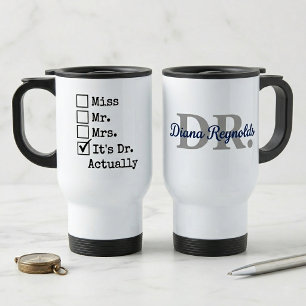Voyage Mug de remise de diplôme DR personnalisé, cadeau d