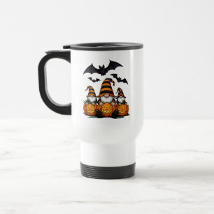Voyage Mug de voyage/commute de Gnome d'Halloween