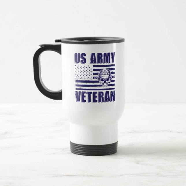Voyage Mug des anciens combattants | Coupe patriotique de (Gauche)