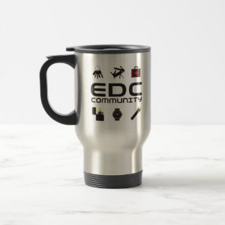 Voyage Mug SS - Logo de l'EDCC en noir avec couleurs