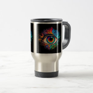 Voyage Oeil Psychédélique / Mug Commuter, 15 oz