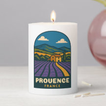 Voyage Rétro Vintage Provence France Paysage