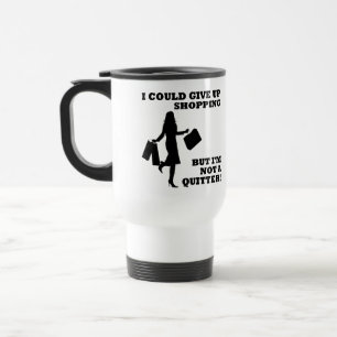 Voyage Shopping pas un pourboire drôle Mug ou de la Mug d