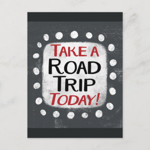 Voyage sur route Carte postale Aujourd'hui