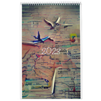 Voyage Viaggiare 2023 Calendrier d'une page